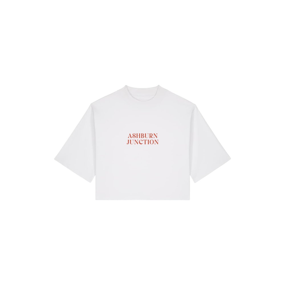 Women's cropped t-shirt EMBROIDERY Ashburn Junction